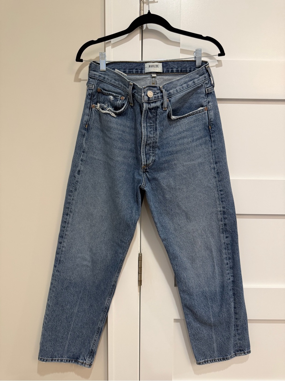 Women's Agolde 90s straight crop jeans